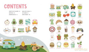 KindKids Let's Draw Cute Stuff: 100 Sweet and Simple Drawing Lessons for Creative Kids: 10 - Mandy Ford [KSIĄŻKA]