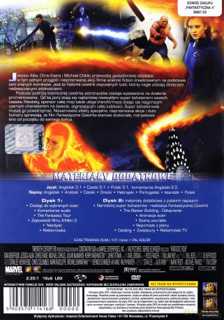 Fantastyczna czwórka [2DVD]