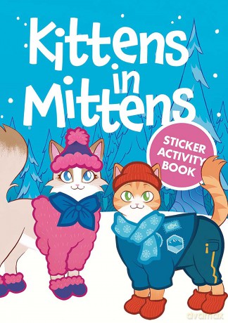 Kittens in Mittens Sticker Activity Book (Dover Little Activity Books) - Amber Maine [KSIĄŻKA]