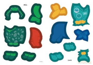 Kittens in Mittens Sticker Activity Book (Dover Little Activity Books) - Amber Maine [KSIĄŻKA]