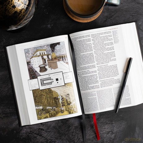 KJV Study Bible, Personal Size Edition, Black Cloth Over Board [KSIĄŻKA]
