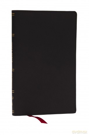 KJV, Personal Size New Testament, Black Genuine Leather, Red Letter, Comfort Print - Thomas Nelson [KSIĄŻKA]