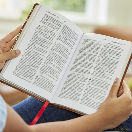KJV, Personal Size New Testament, Black Genuine Leather, Red Letter, Comfort Print - Thomas Nelson [KSIĄŻKA]