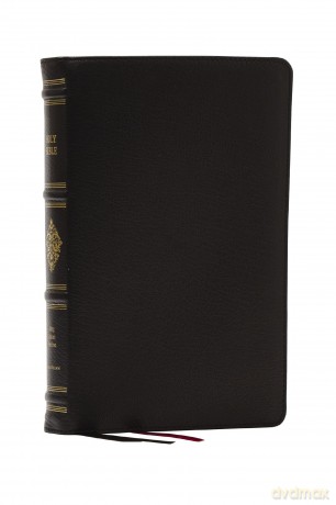 KJV, Personal Size Reference Bible, Sovereign Collection, Black Premium Goatskin Leather, Premier Collection, Comfort Print: Holy Bible, King James Version - Thomas Nelson [KSIĄŻKA]
