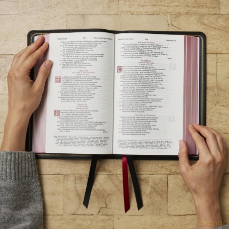KJV, Personal Size Reference Bible, Sovereign Collection, Black Premium Goatskin Leather, Premier Collection, Comfort Print: Holy Bible, King James Version - Thomas Nelson [KSIĄŻKA]