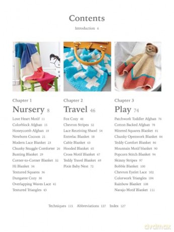 Knitted Baby Blankets: 35 patterns to make: Beautiful covers, cute comforters, fun playmats, and more - Laura Strutt [KSIĄŻKA]