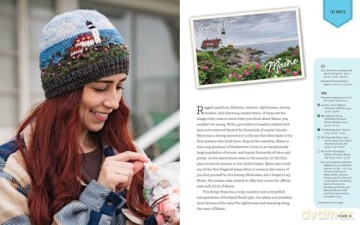Knitting the U.S.A.: Fifty Easy-to-Follow Designs for Beautiful Beanies Inspired by Each State in America - Nancy Bates [KSIĄŻKA]