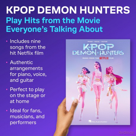 KPop Demon Hunters. Piano, Vocal And Guitar.: Music from the Netflix Film [KSIĄŻKA]