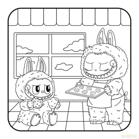 Lafufu Cosy Colouring Book: A cute and comfy colouring book for all ages! (Lafufu Activity Books) - Lafufu [KSIĄŻKA]