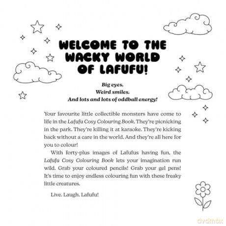 Lafufu Cosy Colouring Book: A cute and comfy colouring book for all ages! (Lafufu Activity Books) - Lafufu [KSIĄŻKA]