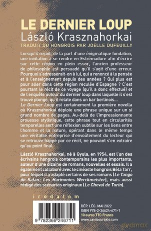 Le dernier loup - László Krasznahorkai [KSIĄŻKA]