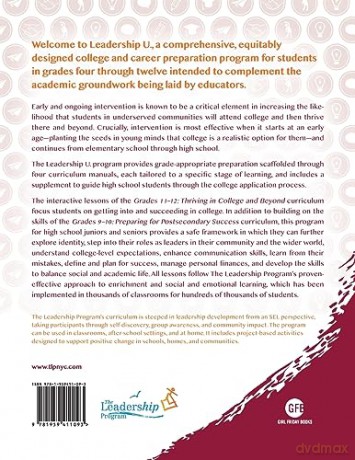 Leadership U.: Preparing Students for College, Career, and Beyond: Grades 11-12: Thriving in College and Beyond - The Leadership Program [KSIĄŻKA]