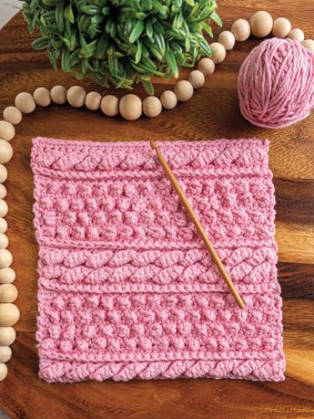 Learn to Crochet Gansey Dishcloths: 8 Amazing Designs With Row-by-row Photos, Diagrams and Stitch Videos [KSIĄŻKA]
