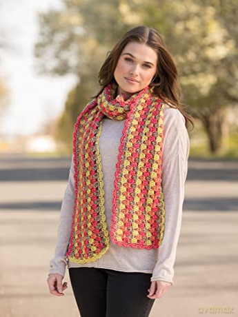 Learn-a-Stitch Crochet Scarves: 7 scarves made using worsted-weight yarn! - Annie's [KSIĄŻKA]