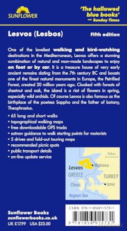 Lesvos Sunflower Walking Guide: 65 long and short walks and 5 car tours (Sunflower Guides) - Brian Anderson [KSIĄŻKA]