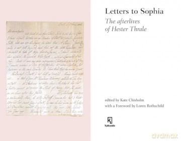 Letters to Sophia: The Afterlives of Hester Thrale - Kate Chisholm [KSIĄŻKA]