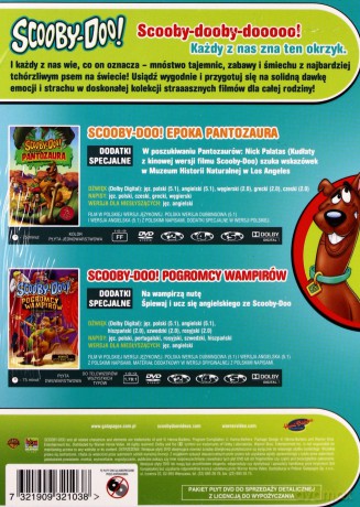 Scooby-Doo Pakiet Przebojowych Przygód: Epoka Pantozaura / Pogromcy wampirów [2DVD]