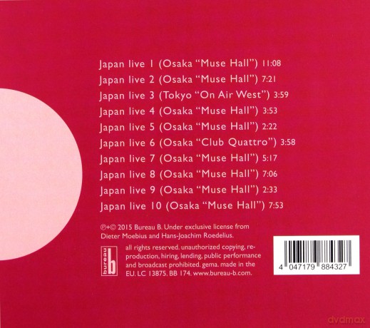 Cluster: Japan Live [CD]