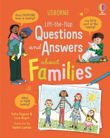 Lift-the-flap Questions and Answers about Families - Katie Daynes [KSIĄŻKA]