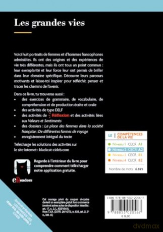 Lire et s'entrainer - Competences de la Vie: Les grandes vies + online audio - Amandine Barthes [KSIĄŻKA]