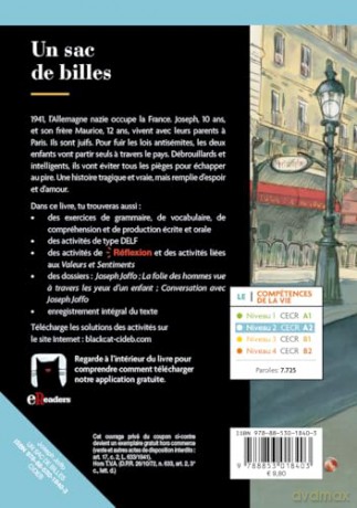 Lire et s'entrainer - Competences de la Vie: Un sac de billes + App + DeA LI - Joseph Joffo [KSIĄŻKA]