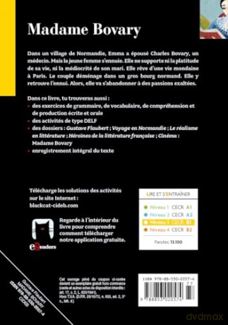 Lire et s'entrainer: Madame Bovary + online audio + App - Gustave Flaubert [KSIĄŻKA]