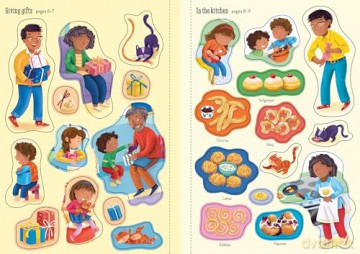 Little First Stickers Hanukkah: An Interactive Sticker Book Celebrating the Food, Songs, and Games of the Jewish Festival of Lights - Laura Cowan [KSIĄŻKA]