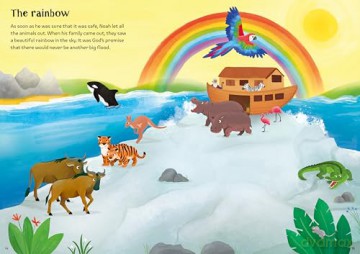 Little First Stickers Noah's Ark - Caroline Young [KSIĄŻKA]