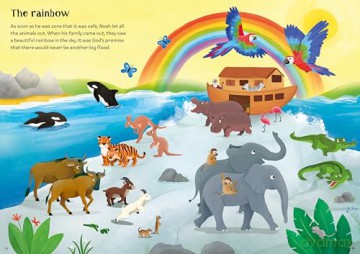 Little First Stickers Noah's Ark - Caroline Young [KSIĄŻKA]
