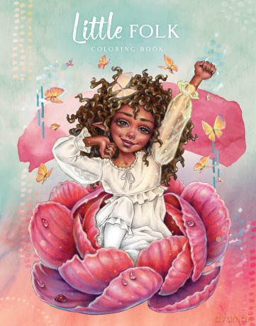 Little Folk Coloring Book - Christine Karron [KSIĄŻKA]