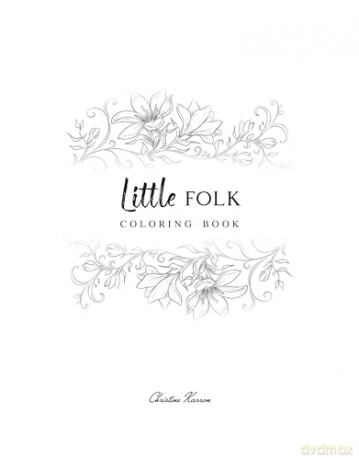 Little Folk Coloring Book - Christine Karron [KSIĄŻKA]