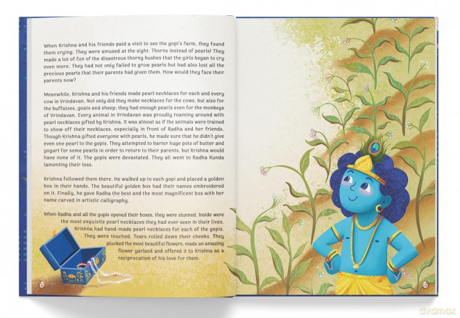 Little Krishna - Illustrated Untold Stories from Childhood - Shubha Vilas [KSIĄŻKA]