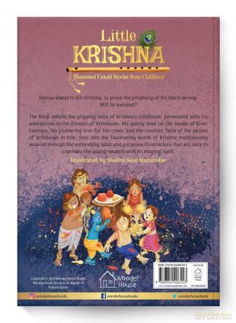 Little Krishna - Illustrated Untold Stories from Childhood - Shubha Vilas [KSIĄŻKA]