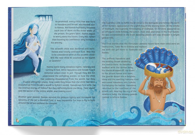 Little Krishna - Illustrated Untold Stories from Childhood - Shubha Vilas [KSIĄŻKA]