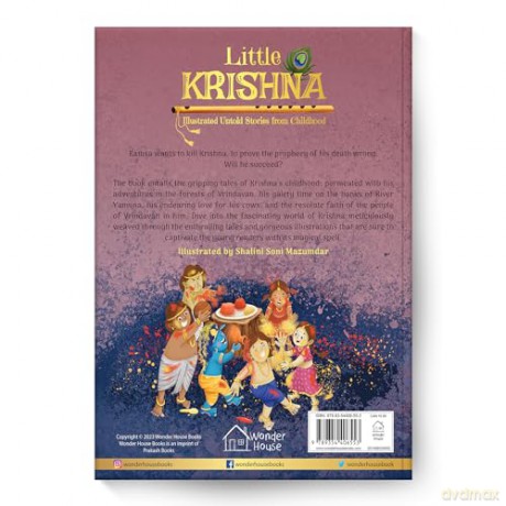 Little Krishna - Illustrated Untold Stories from Childhood - Shubha Vilas [KSIĄŻKA]
