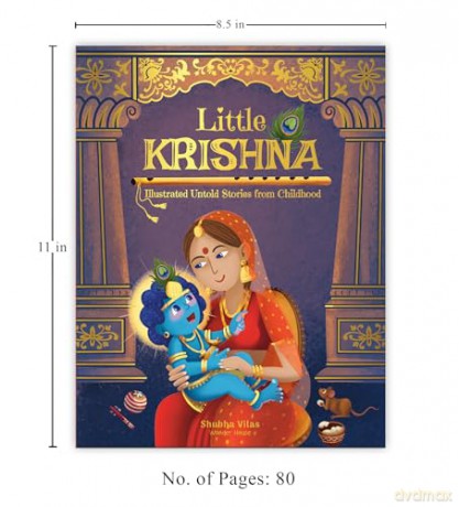 Little Krishna - Illustrated Untold Stories from Childhood - Shubha Vilas [KSIĄŻKA]