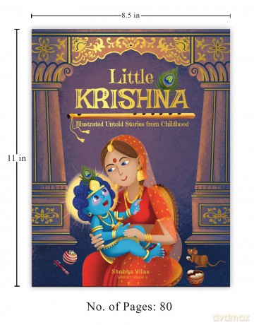 Little Krishna - Illustrated Untold Stories from Childhood - Shubha Vilas [KSIĄŻKA]