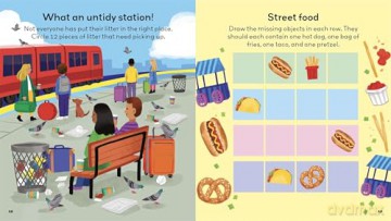 Little Learners: Busy City: Packed with Mazes, Dot-to-Dots, Puzzles, Drawing, and More! - Lisa Regan [KSIĄŻKA]