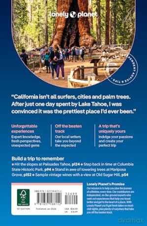 Lonely Planet Lake Tahoe, Yosemite and Central California (Travel Guide) - Suzie Dundas [KSIĄŻKA]