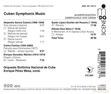 Orchesta Sinfonica Nacional De Cuba: Cuban Symphonic Music [CD]