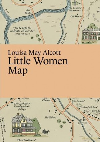 Louisa May Alcott, Little Women Map (Literary Maps Series) - Master of Fine Arts Martin Thelander [KSIĄŻKA]