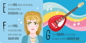 Lullaby Legends: ABC of David Bowie: A Rhyming Lullaby - Susie Linn [KSIĄŻKA]