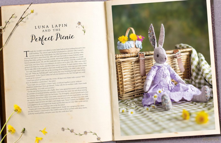 Luna Lapin Stitched With Kindness: New friends to make and stories to share: 5 - Sarah Peel [KSIĄŻKA]