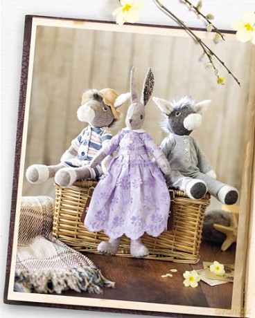 Luna Lapin Stitched With Kindness: New friends to make and stories to share: 5 - Sarah Peel [KSIĄŻKA]