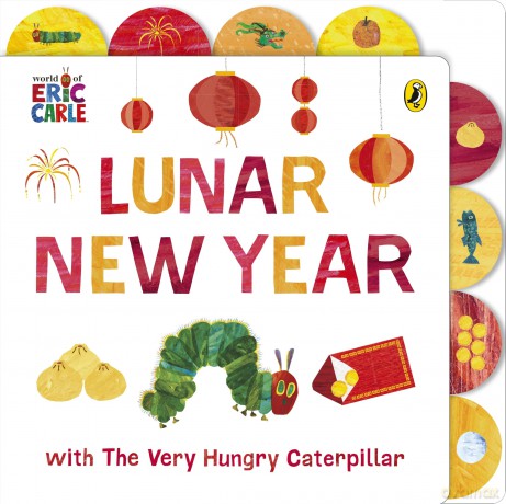 Lunar New Year with The Very Hungry Caterpillar: Tabbed Board book - Eric Carle [KSIĄŻKA]