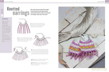 Macramé Craft: 35 projects to make: Stylish knotted and crocheted decorations, jewelry, and accessories - Lucy Hopping [KSIĄŻKA]