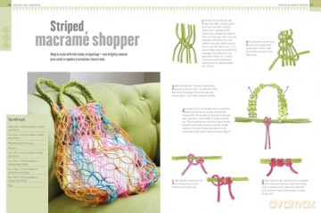Macramé Craft: 35 projects to make: Stylish knotted and crocheted decorations, jewelry, and accessories - Lucy Hopping [KSIĄŻKA]