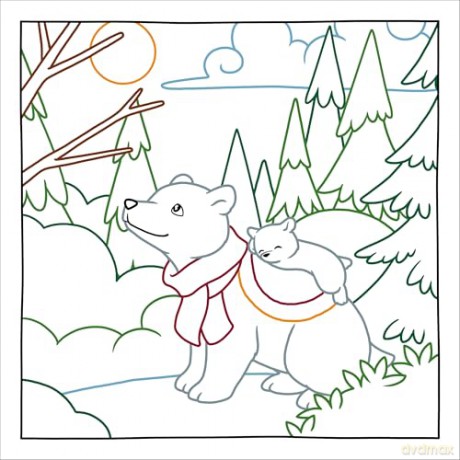 Magic Paper Coloring Book: Merry Christmas!: Discover Hidden Patterns and Images! - Natascha Pitz [KSIĄŻKA]