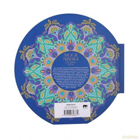 Magical Mandala Colouring Book: 45 Meditative Mandala Designs (Full Circle Colouring) - Tansy Willow [KSIĄŻKA]