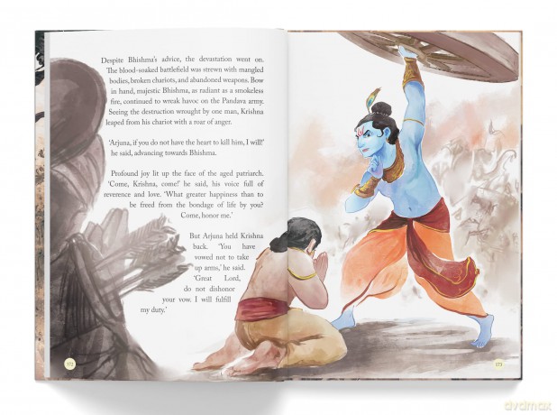 Mahabharata - Illustrated Tales From Ancient India (Deluxe Edition) (Classic Tales from India) - Anupa Lal [KSIĄŻKA]
